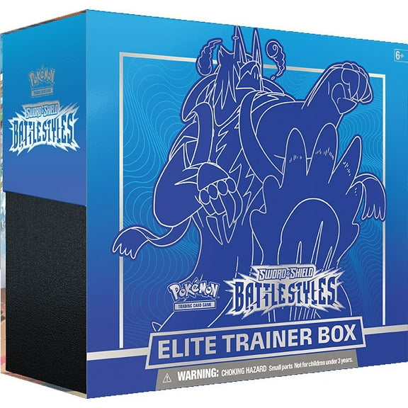 Pokemon TCG: Sword & Shield Battle Styles - Blue Elite Trainer Box - Urshifu Rapid Strike Style