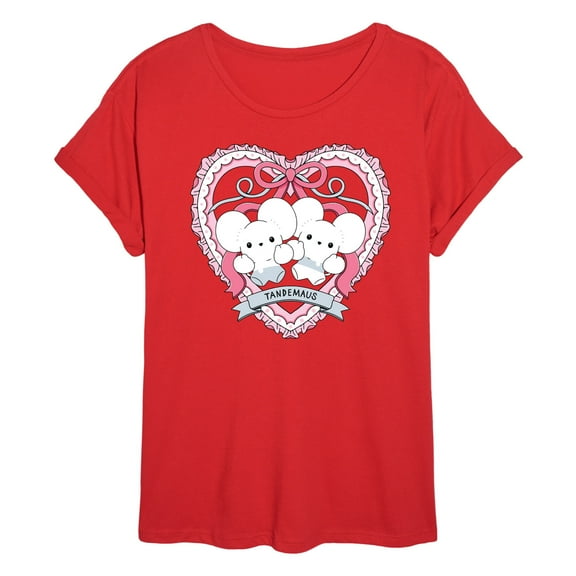 Pokémon - Tandemaus Coquette - Juniors Oversized Graphic T-Shirt