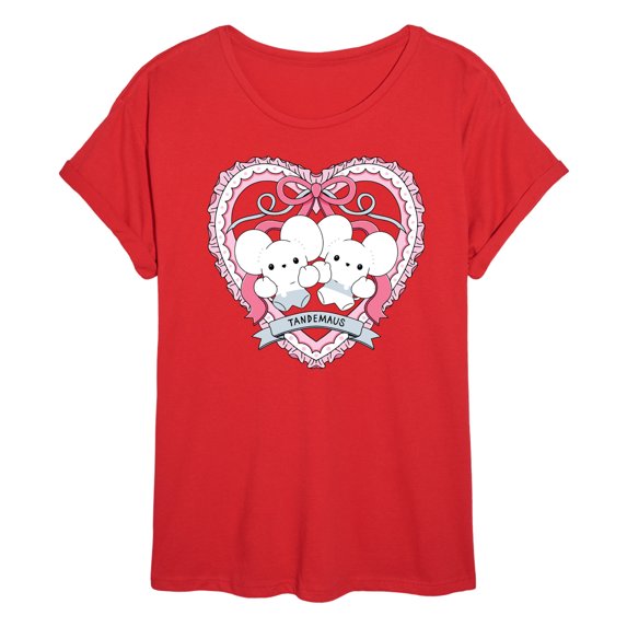 Pokémon - Tandemaus Coquette - Juniors Oversized Graphic T-Shirt
