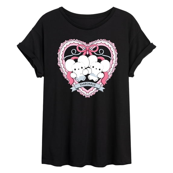 Pokémon - Tandemaus Coquette - Juniors Oversized Graphic T-Shirt