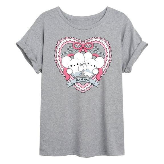 Pokémon - Tandemaus Coquette - Juniors Oversized Graphic T-Shirt