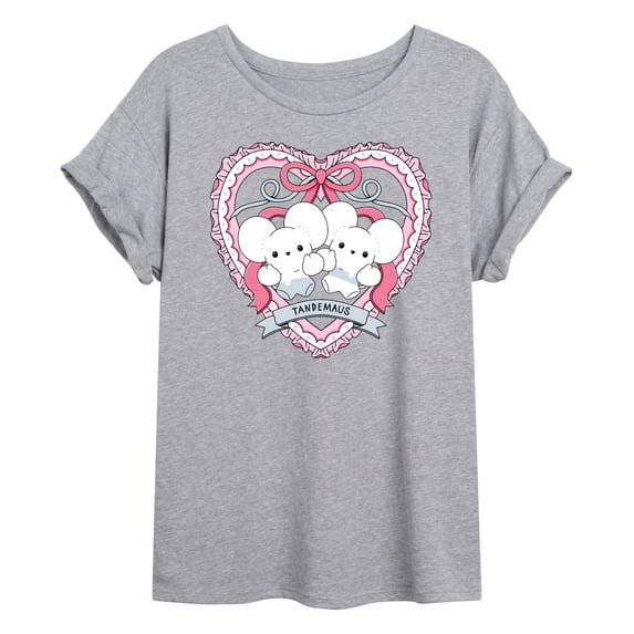 Pokémon - Tandemaus Coquette - Juniors Oversized Graphic T-Shirt