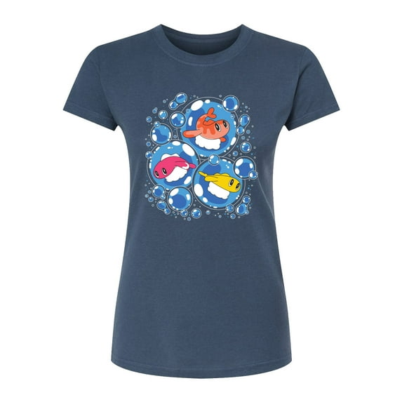 Pokémon - Tatsugiri Bubbles - Juniors Fitted Graphic T-Shirt