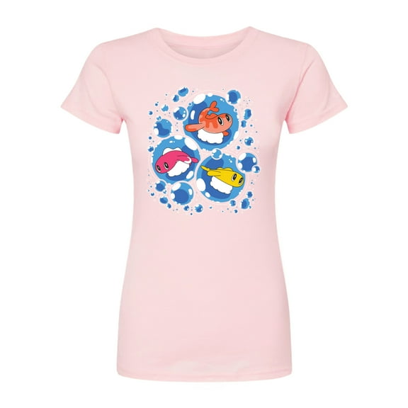 Pokémon - Tatsugiri Bubbles - Juniors Fitted Graphic T-Shirt
