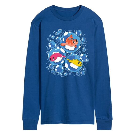 Pokémon - Tatsugiri Bubbles - Men's Long Sleeve Graphic T-Shirt