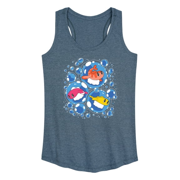 Pokémon - Tatsugiri Bubbles - Women's Any Way Short Sleeve Graphic Dress