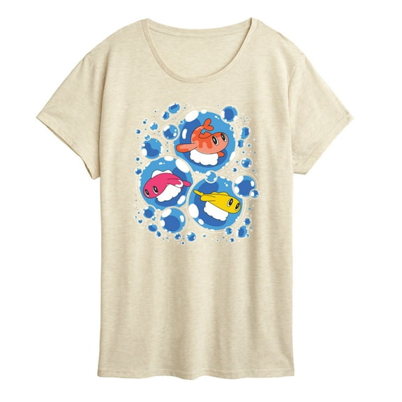 Pokémon - Tatsugiri Bubbles - Women's Short Sleeve Graphic T-Shirt