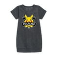 thumbnail image 1 of Pokémon - Team Pikachu - Youth Girls Fleece Dress, 1 of 1