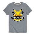 thumbnail image 1 of Pokémon - Team Pikachu - Youth Short Sleeve Graphic T-Shirt, 1 of 5