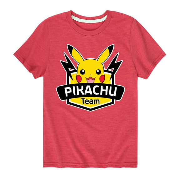 Pokémon - Team Pikachu - Youth Short Sleeve Graphic T-Shirt
