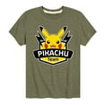 thumbnail image 1 of Pokémon - Team Pikachu - Youth Short Sleeve Graphic T-Shirt, 1 of 5