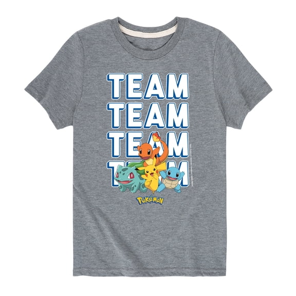 Pokémon - Team Player - Youth Short Sleeve Graphic T-Shirt