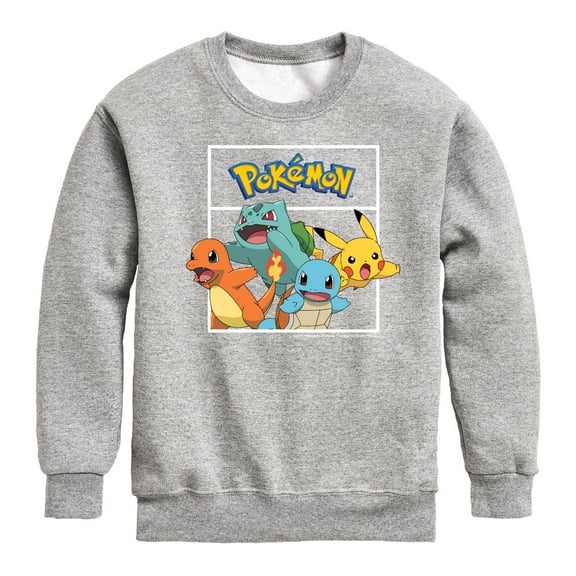 Pokémon - Team Pokémon - Youth Crewneck Fleece Sweatshirt