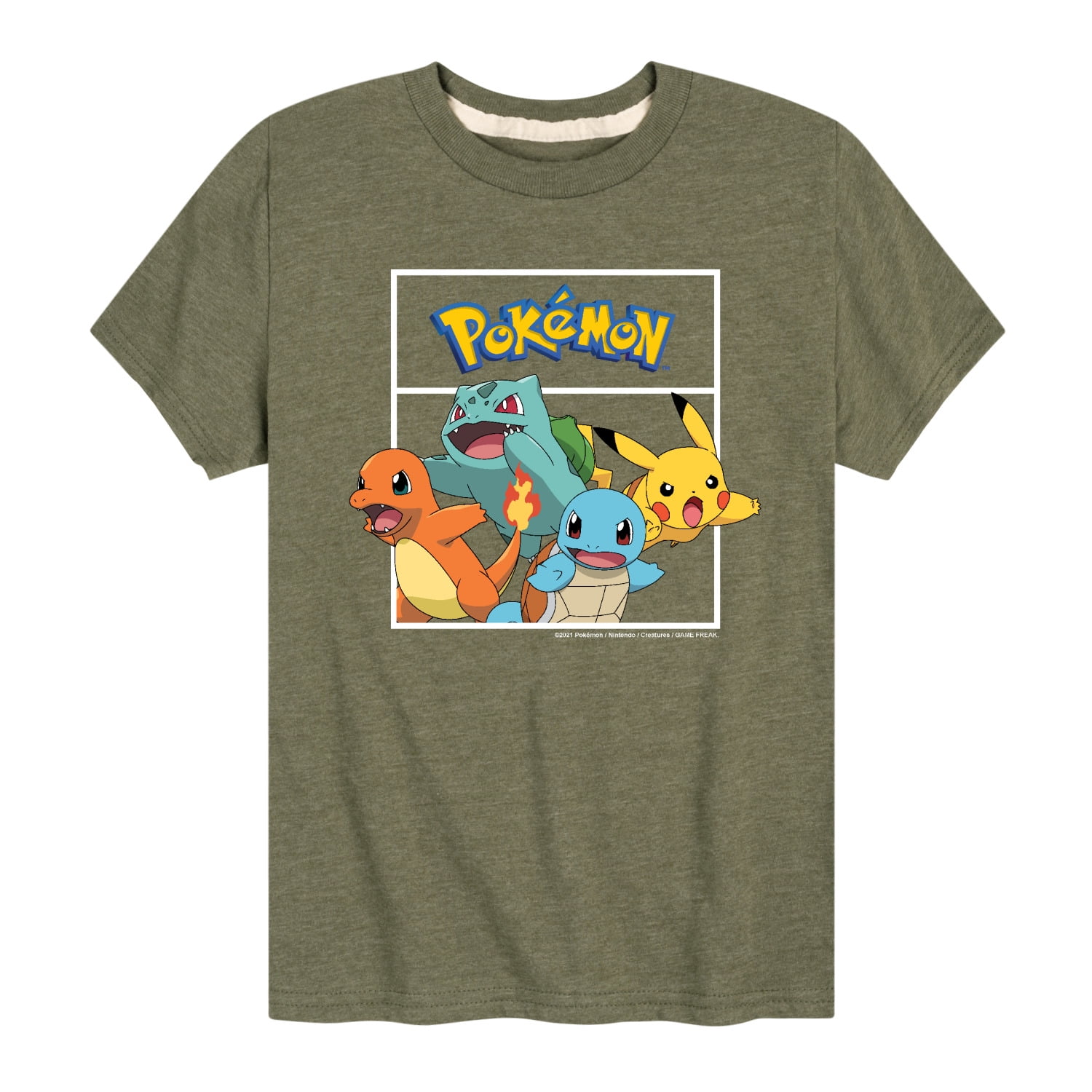 ★ Phyps Department★ Pokemon Gacha Short Sleeve Oatmeal PF Pok-mon-Team-Pok-mon-Youth-