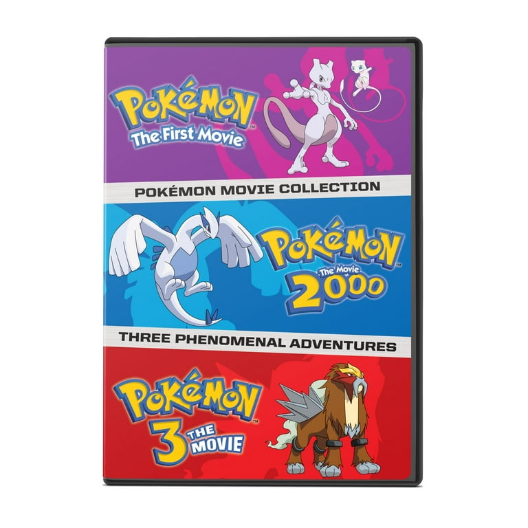 Viz Media Pokemon: Anime Movies 1-3 (DVD) Ash's Adventures with