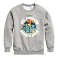 thumbnail image 1 of Pokémon - The Journey Start Here - Youth Crewneck Fleece Sweatshirt, 1 of 4