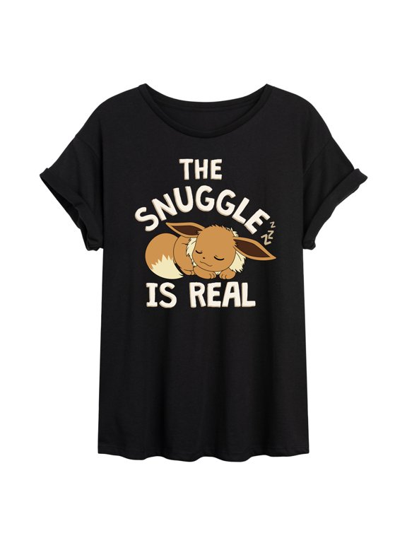 Pokémon - The Snuggle Eevee - Women's Oversized T-Shirt