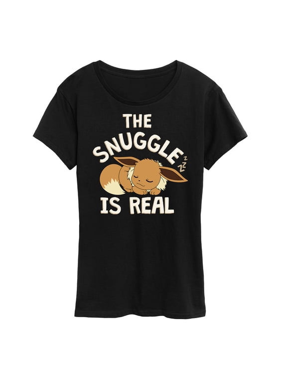 Pokémon - The Snuggle Eevee Women's Short Sleeve Graphic T-Shirt
