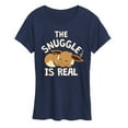 thumbnail image 1 of Pokémon - The Snuggle Eevee - Women's Short Sleeve Graphic T-Shirt, 1 of 5
