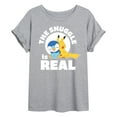 thumbnail image 1 of Pokémon - The Snuggle Is Real Pikachu And Piplup - Women's Oversized T-Shirt, 1 of 5
