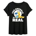 thumbnail image 1 of Pokémon - The Snuggle Is Real Pikachu And Piplup - Juniors Ideal Flowy Muscle T-Shirt, 1 of 5