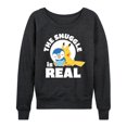 thumbnail image 1 of Pokémon - The Snuggle Is Real Pikachu And Piplup - Women's Lightweight French Terry Long Sleeve Shirt, 1 of 5
