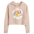 thumbnail image 1 of Pokémon - The Snuggle Is Real Pikachu And Sylveon - Juniors Cropped Pullover Hoodie, 1 of 5