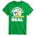 thumbnail image 1 of Pokémon - The Snuggle Is Real Pikachu and Piplup  - Men's Short Sleeve Graphic T-Shirt, 1 of 4