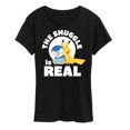 thumbnail image 1 of Pokémon - The Snuggle Is Real Pikachu and Piplup  - Women's Short Sleeve Graphic T-Shirt, 1 of 5