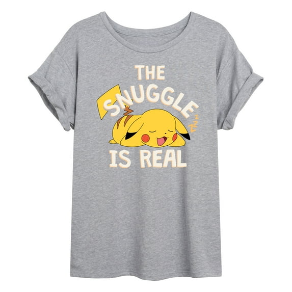 Pokémon - The Snuggle Pikachu - Women's Oversized T-Shirt
