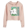 thumbnail image 1 of Pokémon - Tie Dye Bulbasaur - Juniors Cropped Pullover Hoodie, 1 of 5