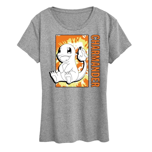 Pokémon - Tie Dye Charmander - Women's Short Sleeve Graphic T-Shirt