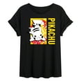 thumbnail image 1 of Pokémon - Tie Dye Pikachu - Juniors Ideal Flowy Muscle T-Shirt, 1 of 5