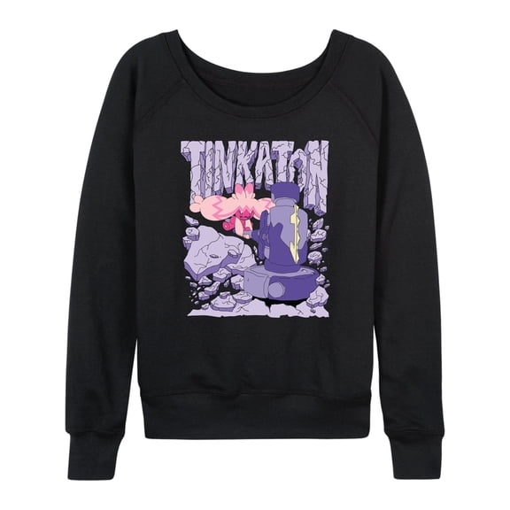 Pokémon - Tinkaton Slam - Women's French Terry Long Sleeve Pullover