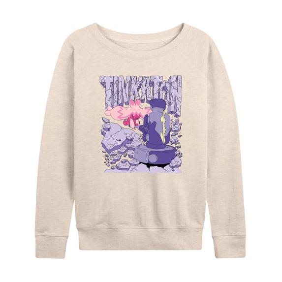 Pokémon - Tinkaton Slam - Women's French Terry Long Sleeve Pullover