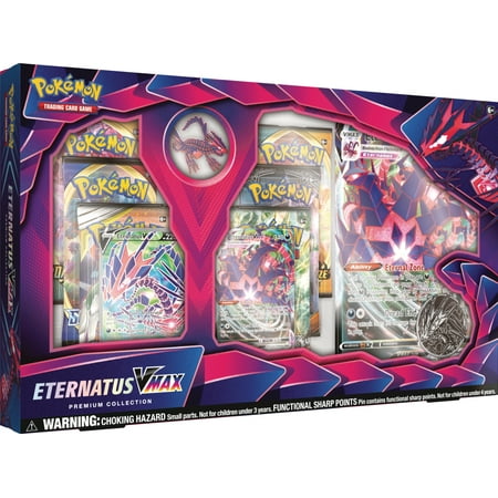 Pokémon Trading Card Game: Eternatus VMAX Premium Collection Box- Includes 6 Booster Packs | 1 Foil Card