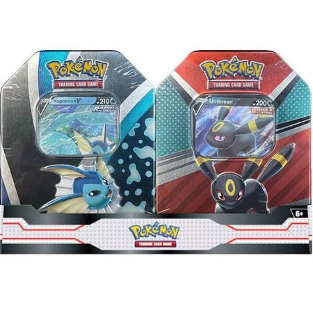 Pokémon Trading Card Game: Vaporeon Umbreon Tin Bundle