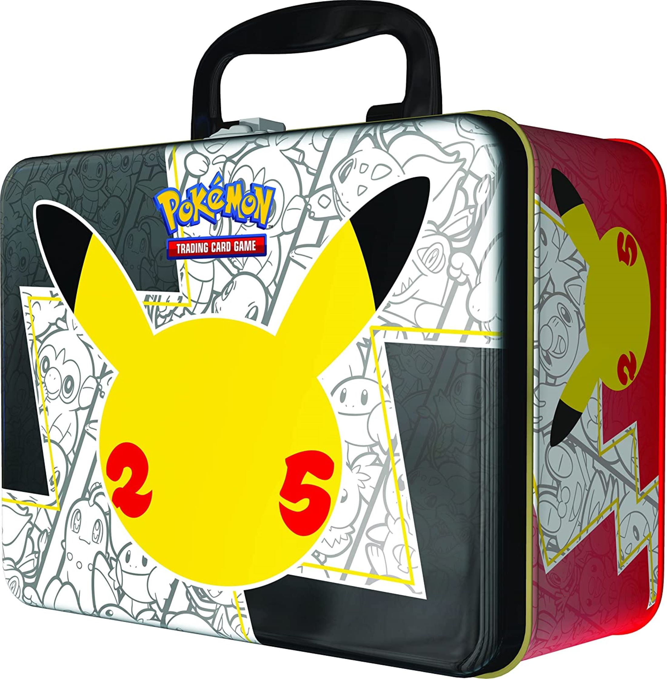 Pokemon Vivid Voltage Lunch Box Collectors Chest Tin Box Charizard Pikachu  Empty