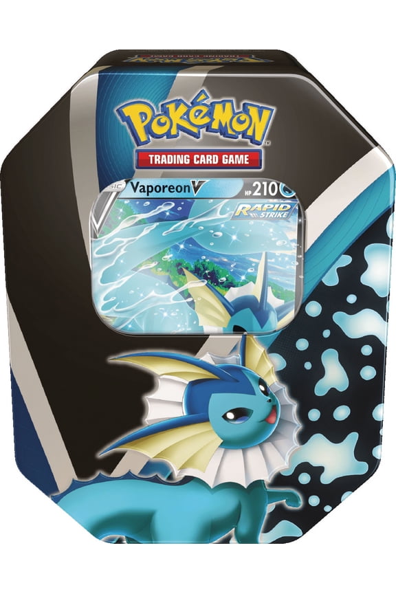 Pokémon Trading Card Games: Eevee Evolutions Tin Vaporeon V