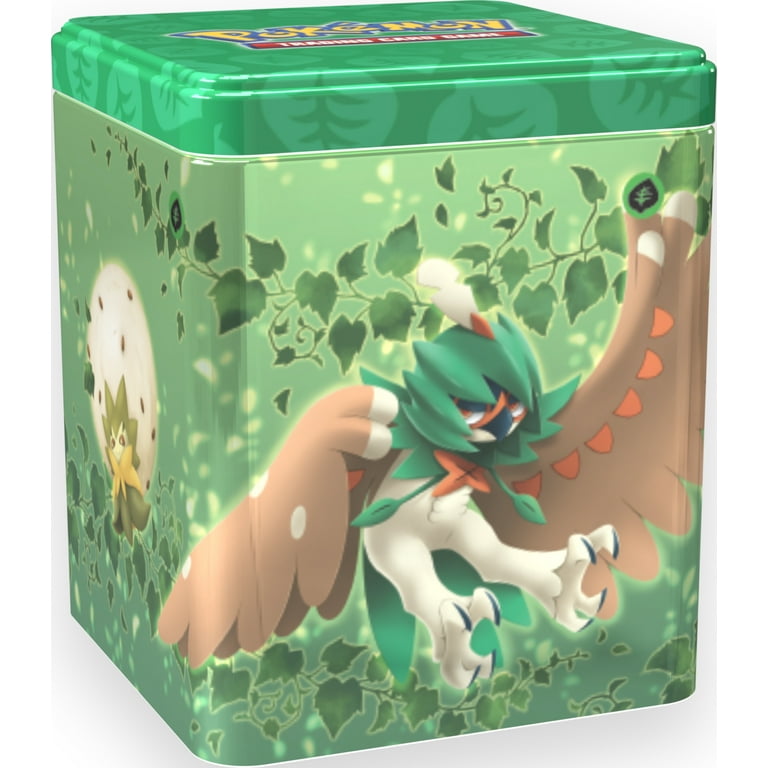 Pokmon Trading Card Games Grass Stacking Tin - Walmart.com