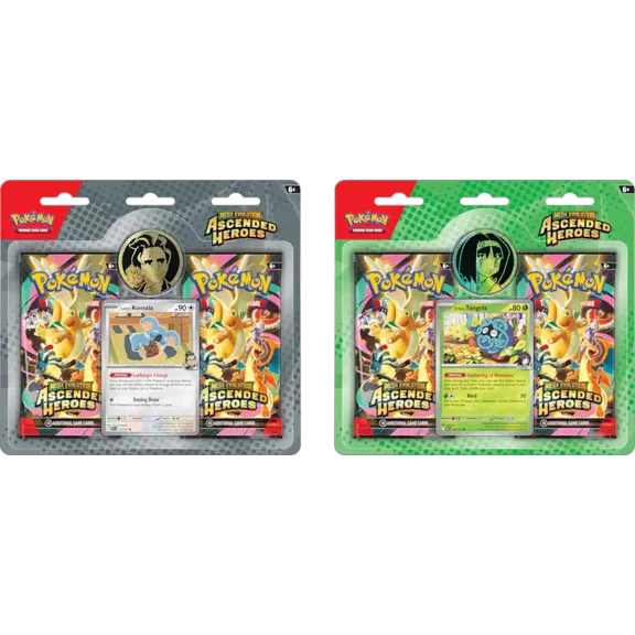 Pokmon Trading Card Games Mega Evolution 2.5 Ascended Heroes 2-Pack Blisters: Erika and Larry (One of Each)
