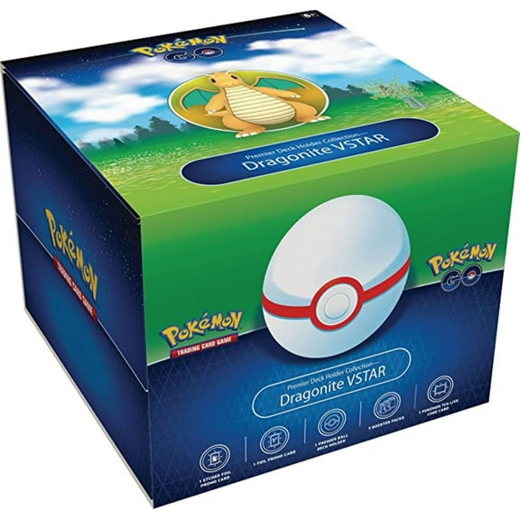 Pokmon Trading Card Games Pokmon GO Premier Deck Holder Collection Dragonite VSTAR Box