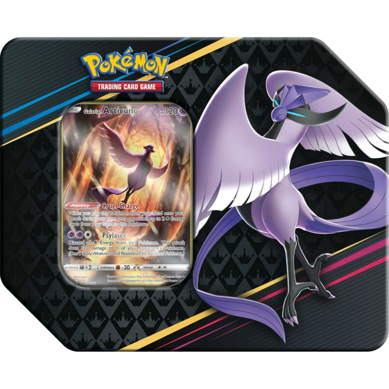 Pokémon Trading Card Games: SAS12.5 Crown Zenith Galarian Articuno Tin