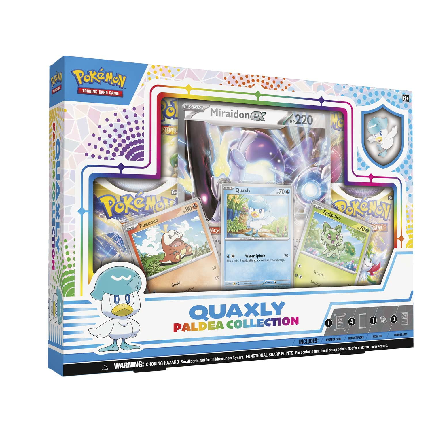 Pokémon Trading Cards: Pin Collection Quaxly - Walmart.com