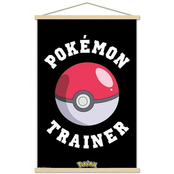 Pokemon - Trainer Wall Poster with Magnetic Frame, 22.375" x 34"