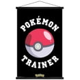 thumbnail image 1 of Pokemon - Trainer Wall Poster with Wooden Magnetic Frame, 22.375" x 34", 1 of 3