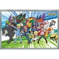 thumbnail image 1 of Pokémon - Traveling Party Wall Poster, 22.375" x 34", Framed, 1 of 2