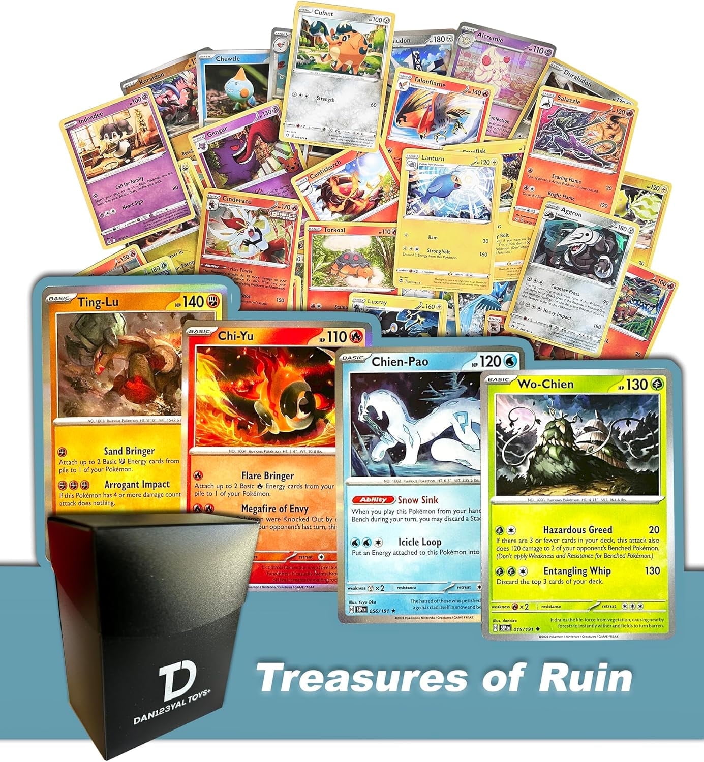 Pokémon Treasures of Ruin TCG Random Assortment Bundle || Guaranteed ...