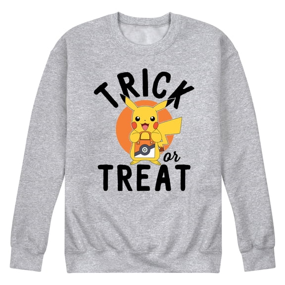Pokémon - Trick Or Treat - Men's Crew Neck Fleece Pullover