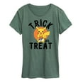 thumbnail image 1 of Pokémon  - Trick Or Treat - Women's Short Sleeve Graphic T-Shirt, 1 of 6